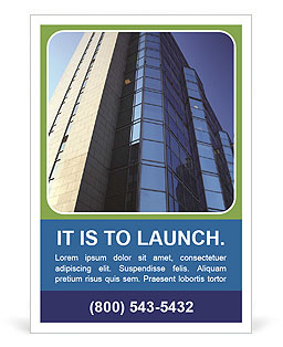 Modern Glass Skyscraper Ad Template