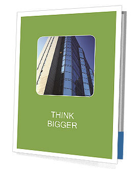 Modern Glass Skyscraper Presentation Folder
