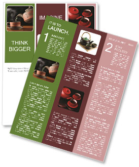 Asian Tea Ceremony Newsletter Template