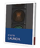 Active Green Traffic Light Presentation Folder