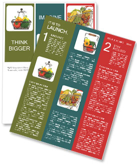 Basket With Peppers Newsletter Template