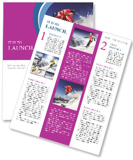 Snowboard Freestyler Newsletter Template