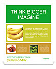 High in Nutritions Bananas Poster Template