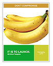 High in Nutritions Bananas Word Template
