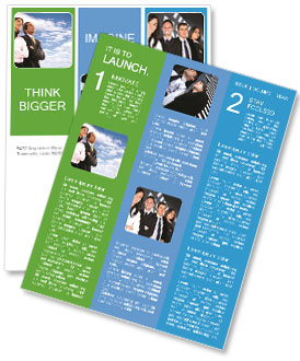 Business Partners Setting Goals Newsletter Template