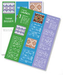 Blue Embroidery Newsletter Template