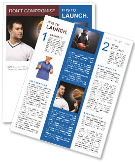 Spinning Basketball On Finger: A Skillful Man Showcases His Talent. Newsletter Template