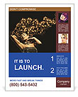 Stunning Lady Flaunting Gorgeous Golden Hair Poster Template