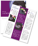 Cute Heart Patch Newsletter Template