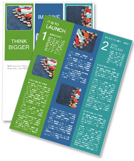 Blue Jeans Closeup Background With Varied Buttons And 3D Effect, Perfect For Text Placement Newsletter Template