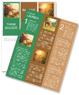 Fresh Organic Fruit Basket With Grapes, Pears, And Apples On Summer Grass In Nature Newsletter Template