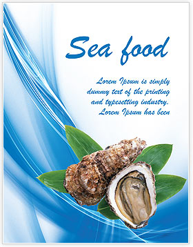 Sea Food Menu Template