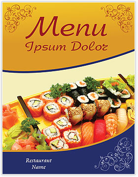 Sushi Menu Template