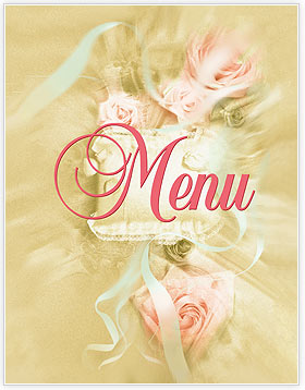 Wedding Menu Template