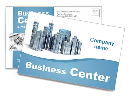 Business Center Postcard Template
