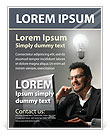 Businessman Having an Idea Flyer Template
