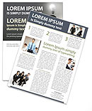 Businessman Having an Idea Newsletter Template