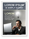 Businessman Having an Idea Word Template
