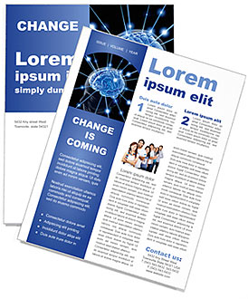 Human Brain Newsletter Template