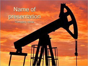 Oil Industry Concept PowerPoint Template