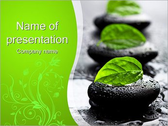 Spa Stones PowerPoint Template