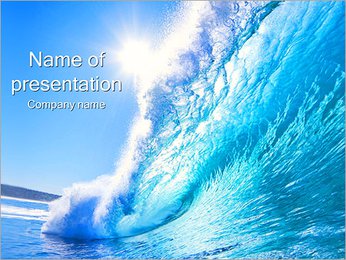 Sea Wave PowerPoint Template