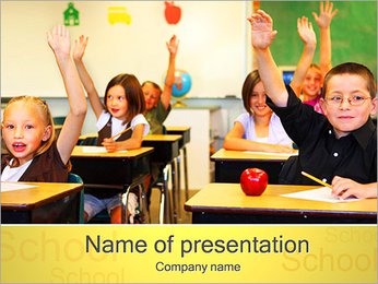 Sınıf Kids PowerPoint sunum şablonları