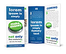 Make Money Button Brochure Template