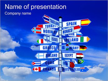 国家和方法 PowerPoint演示模板