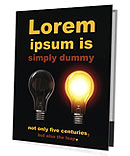 Two Light Bulbs Presentation Folder