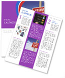 Blue Sky Wifi Hotspot Sign: Connecting To Wireless Network On-The-Go Newsletter Template