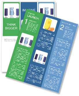 Isolated Blue Bobbins With Needles And Buttons On White Background Newsletter Template