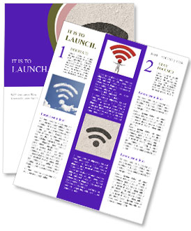 Wall-Mounted Wifi Connection Icon: A Guide To Understanding Wireless Network Signals Newsletter Template