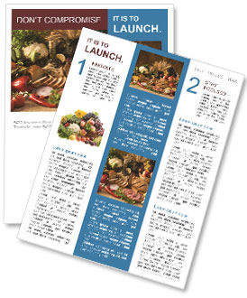 Delicious Food on the Table Newsletter Template