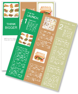Snack Collage Newsletter Template