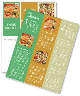 Mozzarella Pizza Newsletter Template