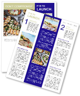 Corporate Buffet Newsletter Template