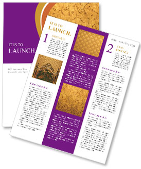 Brown Vintage Wallpaper Newsletter Template