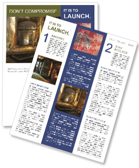 Ruined Hospital Newsletter Template