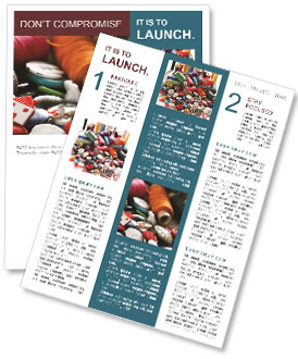 Buttons and Threads Newsletter Template