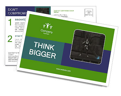 Smart Robot Postcard Template