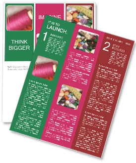 Pink Thread Bobbin Newsletter Template