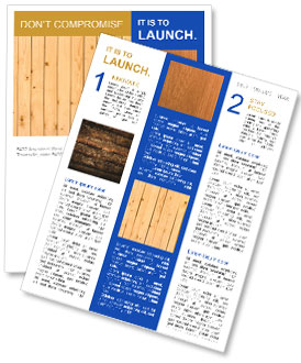 Wooden Vertical Panels Newsletter Template