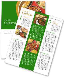 Indian Restaurant Newsletter Template