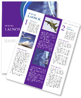 Impressive Airshow Newsletter Template
