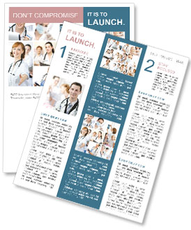 Experienced And Highly Qualified Doctor Team Newsletter Template
