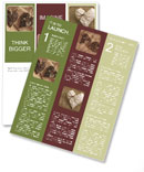 Wooden Hearts On Brown Fabric - A Rustic And Charming Decoration Newsletter Template