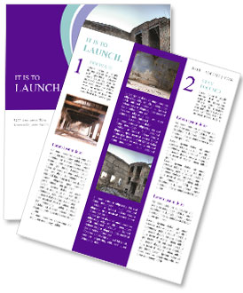 Modern Ruins Of A Lost City Near Chernobyl In Kiev Region, Ukraine With Hdr Photography Newsletter Template