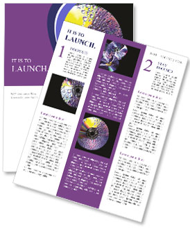 Water Droplets On Sparkle Cd Cover Design Newsletter Template