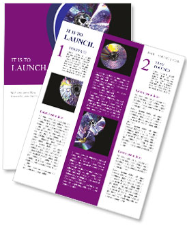 Water Droplets On Sparkling Cd Cover - A Stunning Visual Effect Newsletter Template